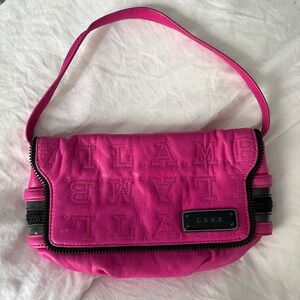 L.A.M.B. Gwen Stefani Pink Leather Shoulder Bag